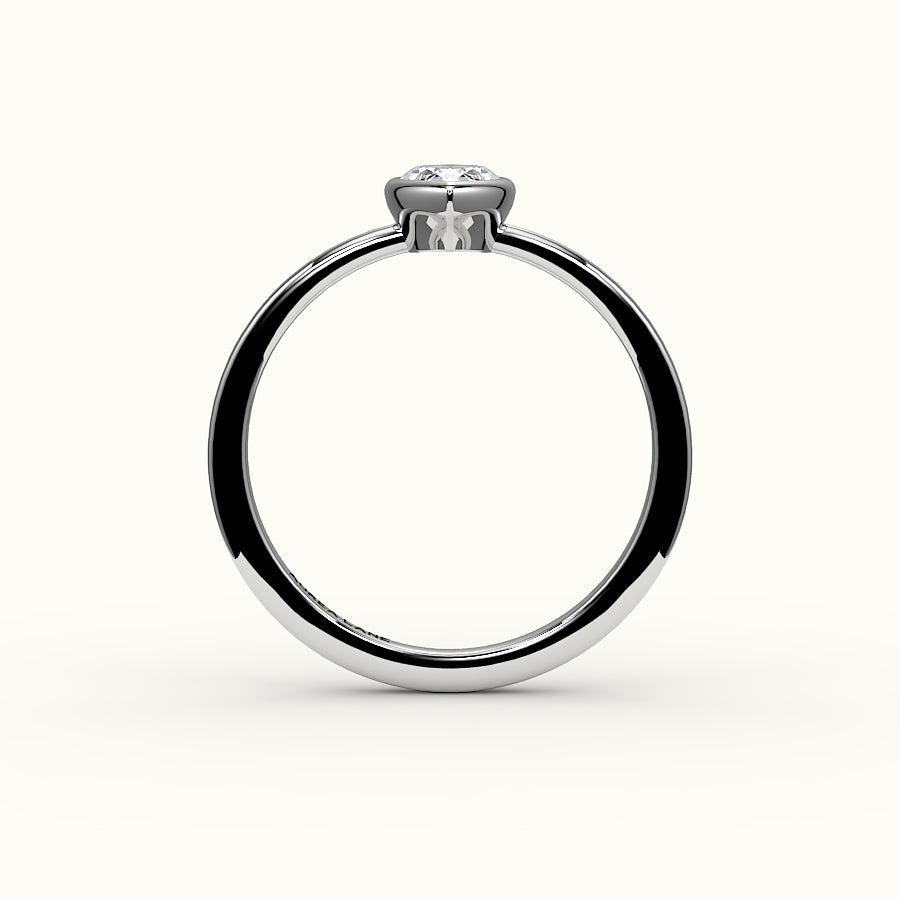 Classic Marquise Cut Bezel Ring Setting