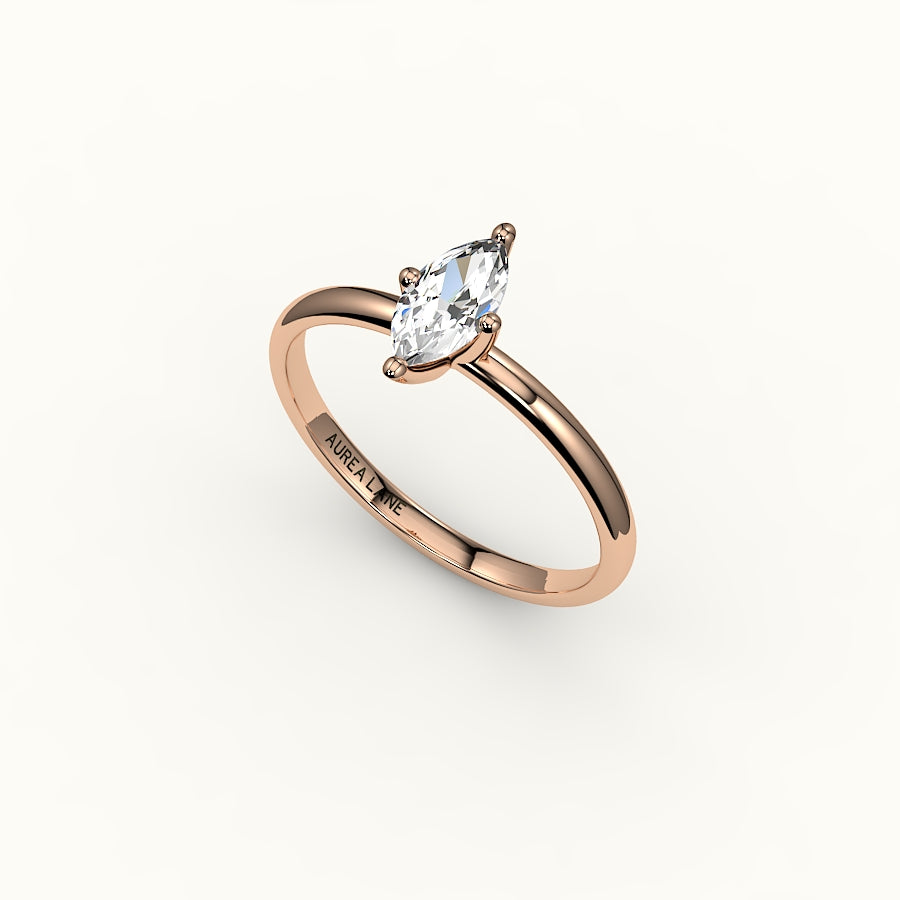 Classic Marquise Cut Solitaire Ring Setting