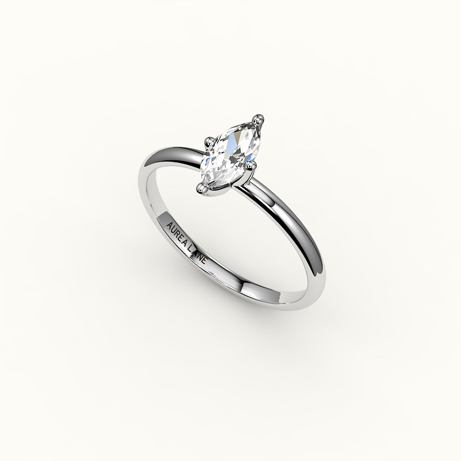 Classic Marquise Cut Solitaire Ring Setting