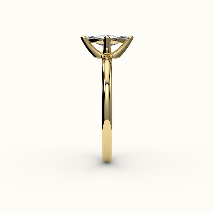Classic Marquise Cut Solitaire Ring Setting