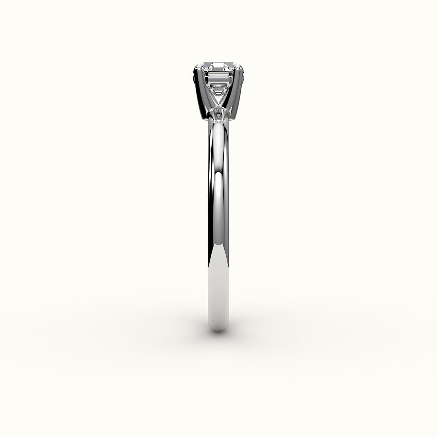 Classic Octagon Cut Solitaire Ring Setting