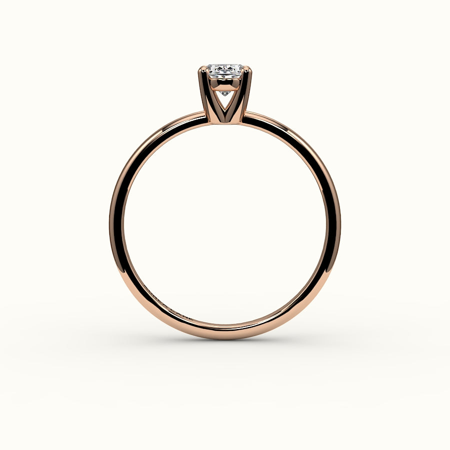 Classic Oval Solitaire Ring Setting