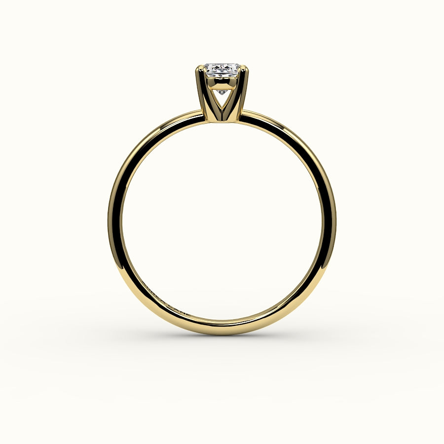 Classic Oval Solitaire Ring Setting