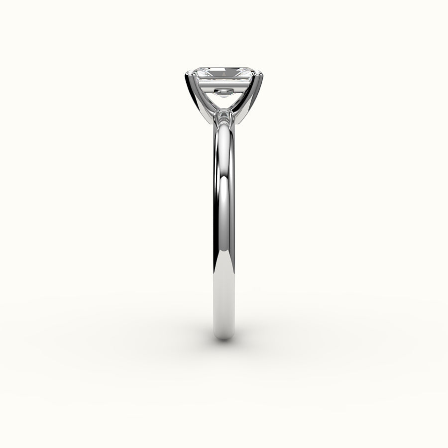 Classic Radiant Cut Solitaire Ring Setting
