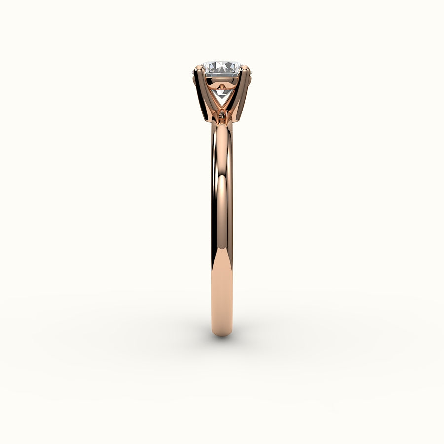 Classic Round Cut Solitaire Ring Setting