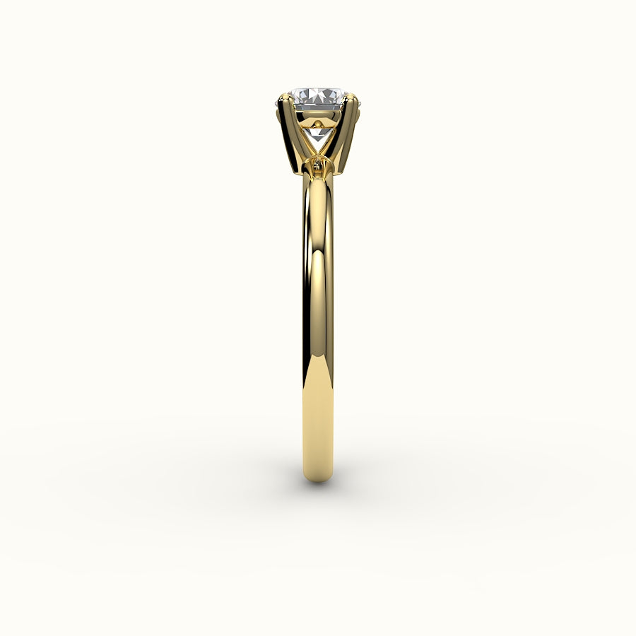 Classic Round Cut Solitaire Ring Setting
