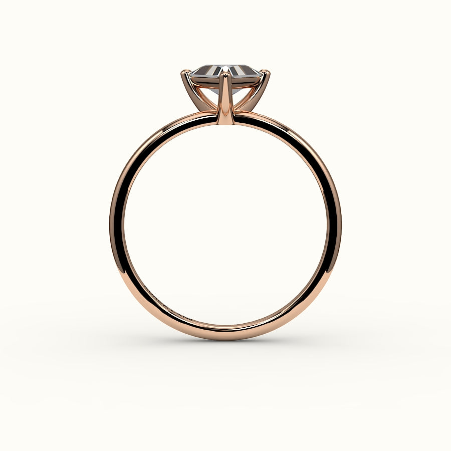 Triangle Cut Solitaire Ring Setting