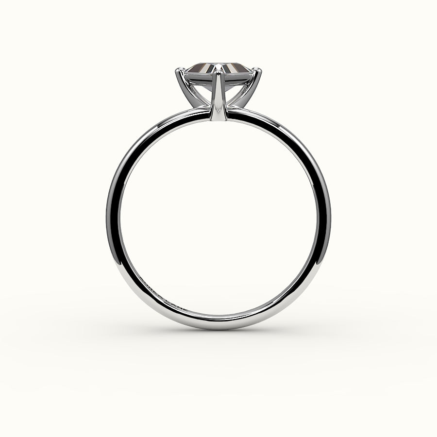 Triangle Cut Solitaire Ring Setting