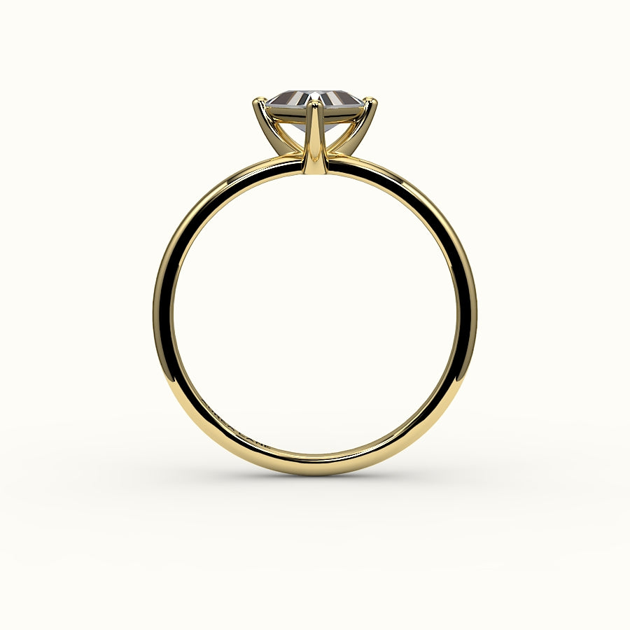 Triangle Cut Solitaire Ring Setting