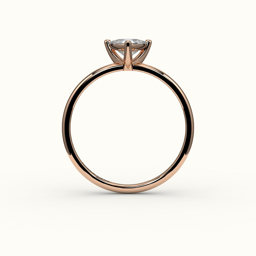 Trillion Cut Solitaire Ring Setting