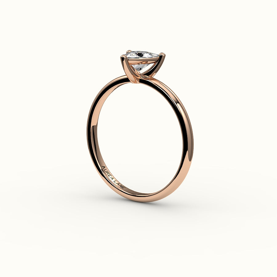 Trillion Cut Solitaire Ring Setting