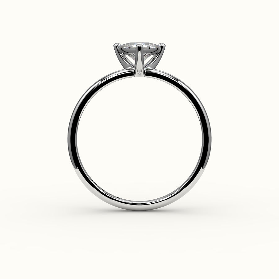 Trillion Cut Solitaire Ring Setting