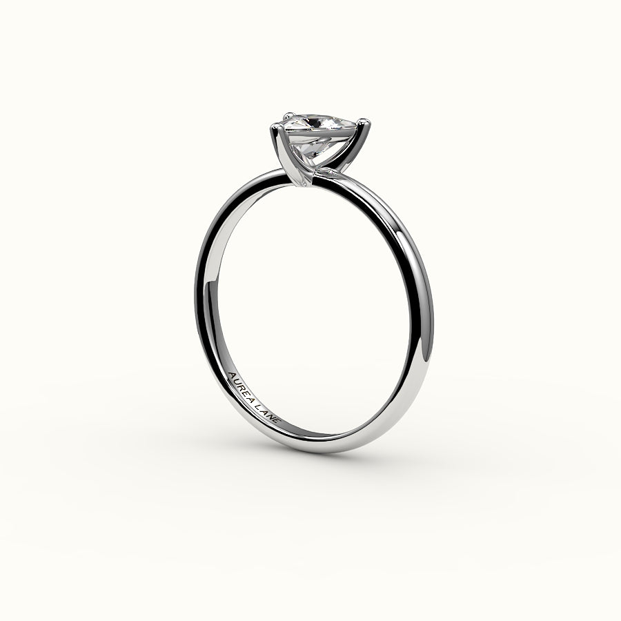 Trillion Cut Solitaire Ring Setting