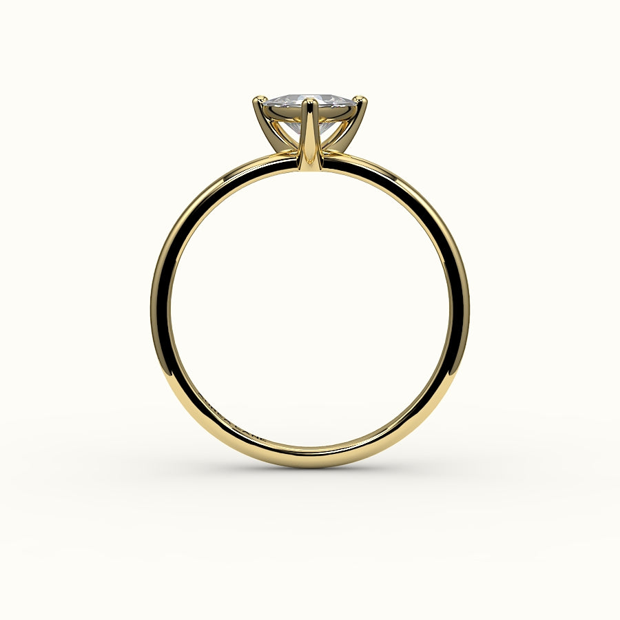 Trillion Cut Solitaire Ring Setting
