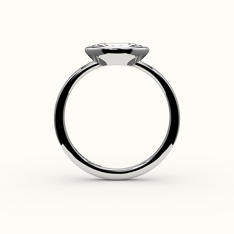 East-West Marquise Cut Bezel Ring Setting