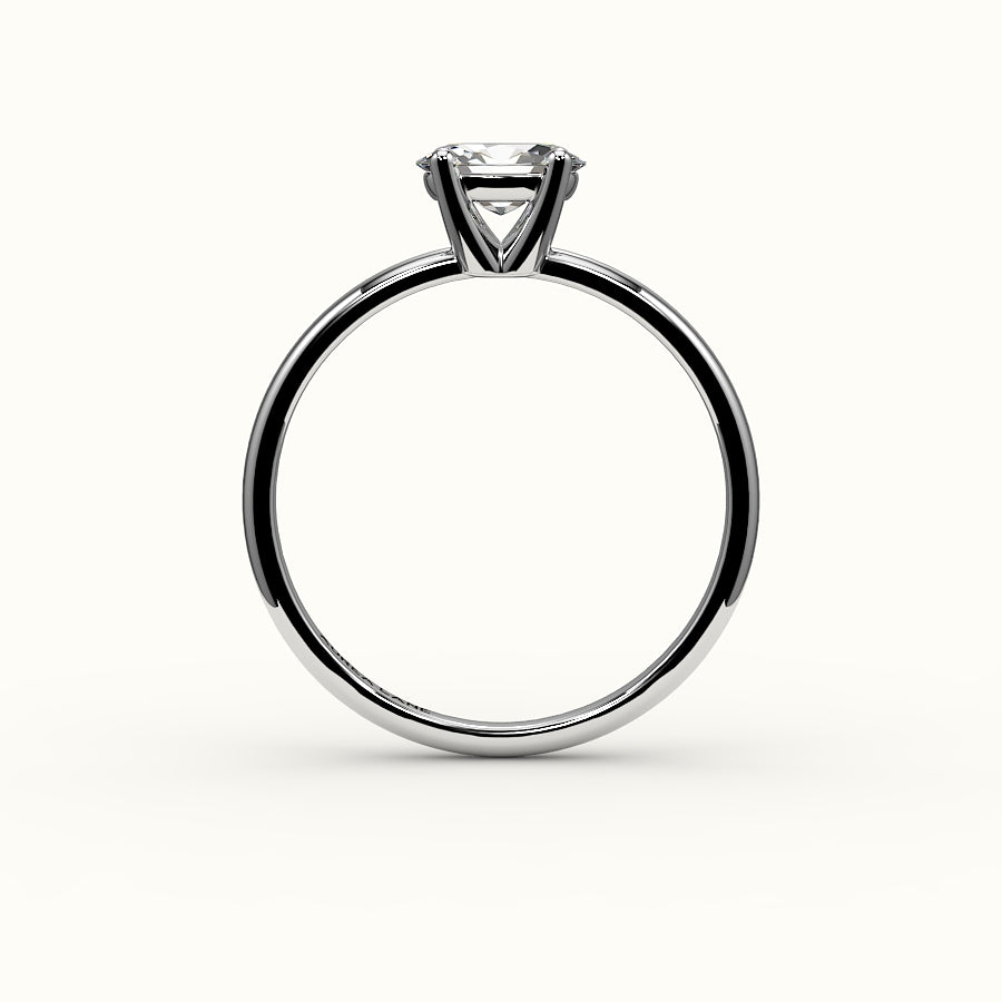 East-West Oval Solitaire Ring Setting