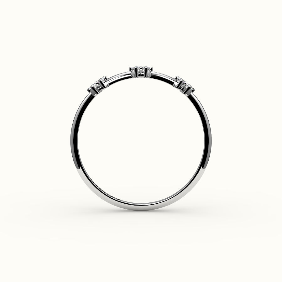 Skipped Marquise Diamond Band
