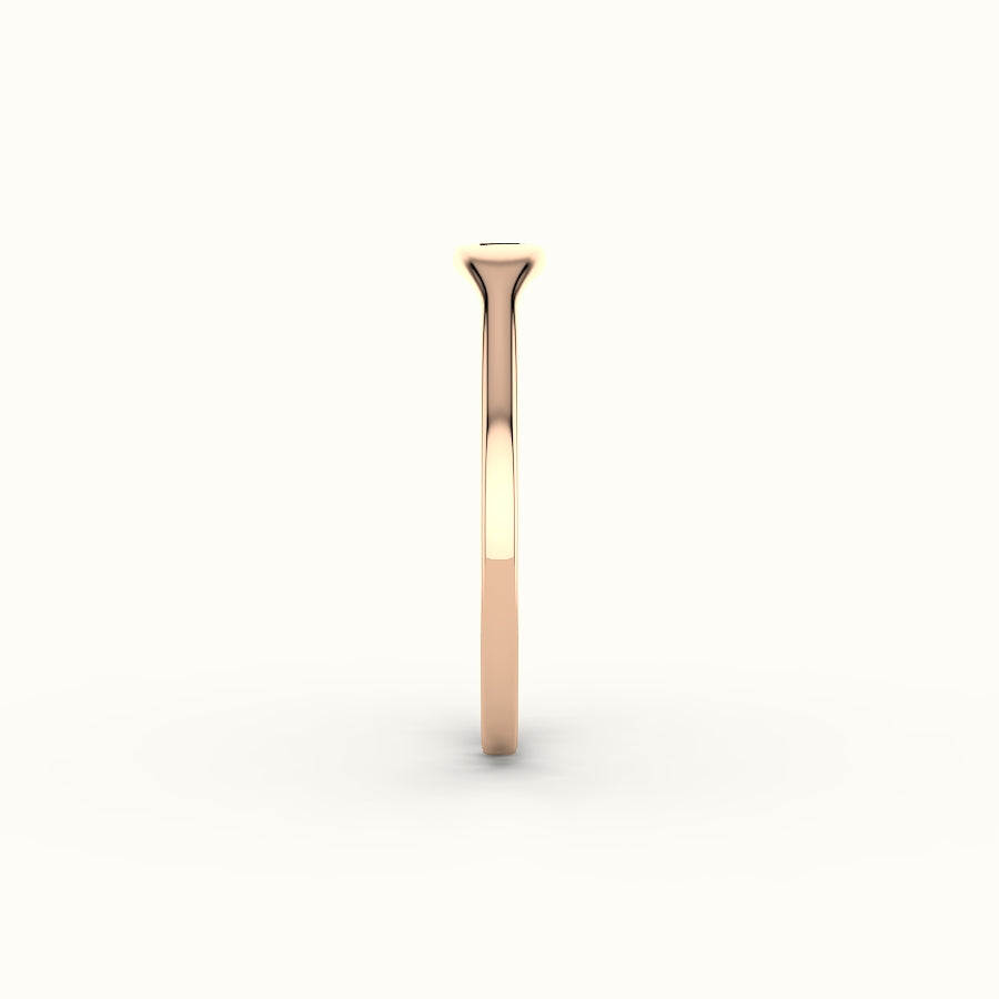 Modern Initial Signet Ring