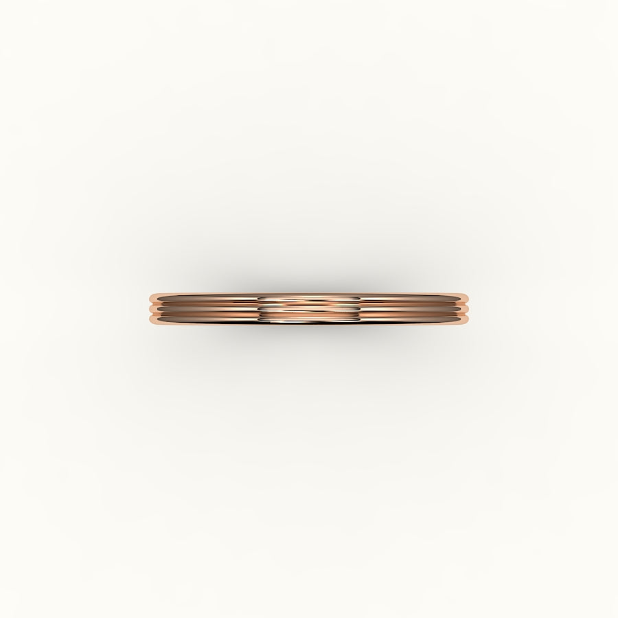Parallel Grooves Band – 2mm