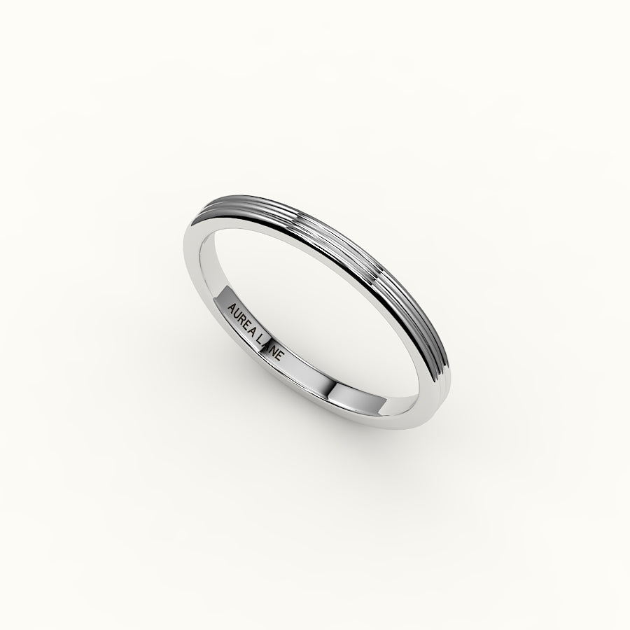 Parallel Grooves Band – 2mm