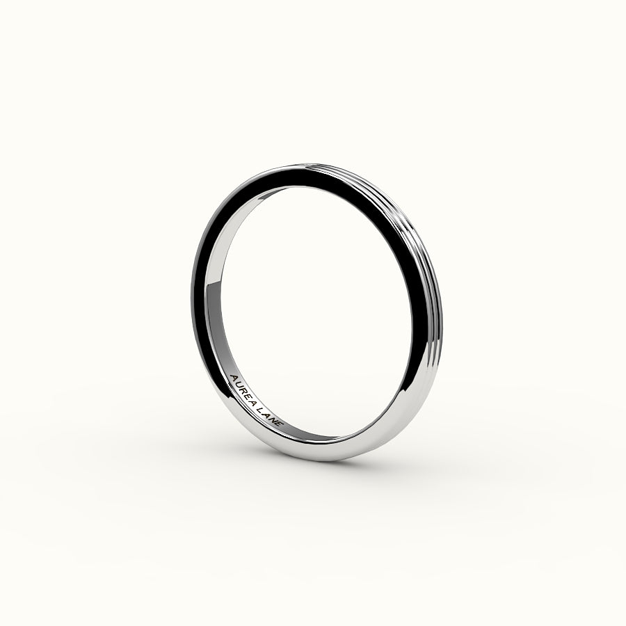 Parallel Grooves Band – 2mm