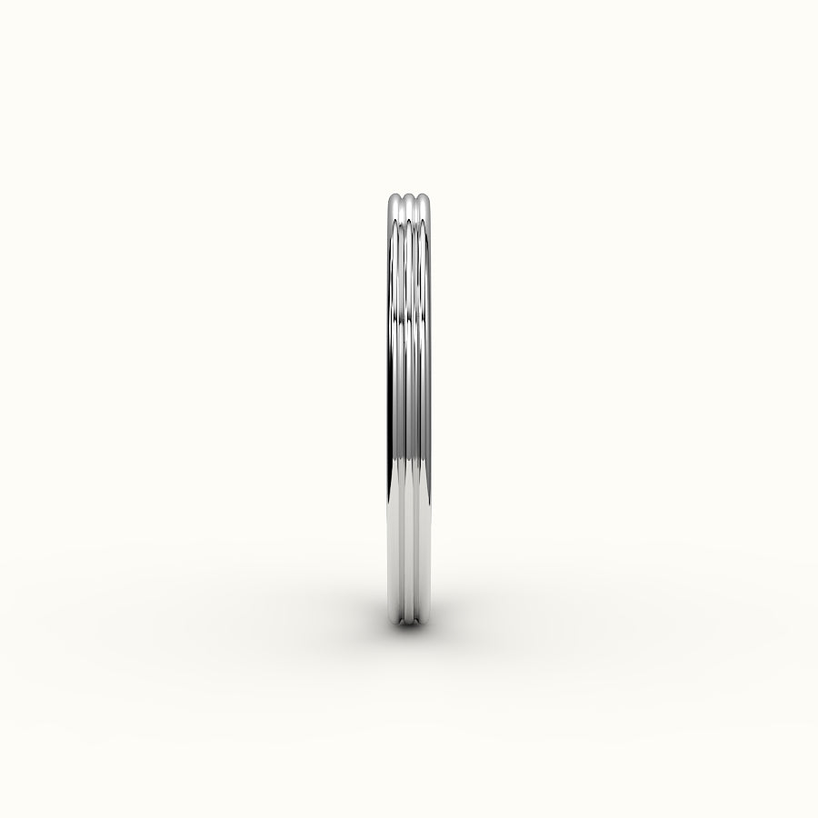 Parallel Grooves Band – 2mm