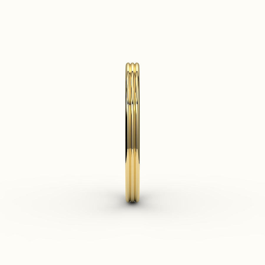 Parallel Grooves Band – 2mm