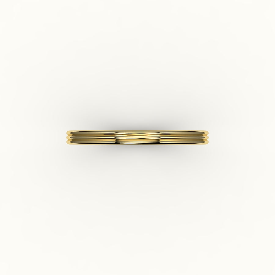 Parallel Grooves Band – 2mm