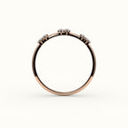 Skipped Baguette Diamond Band
