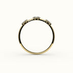 Skipped Baguette Diamond Band