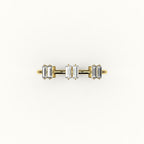 Skipped Baguette Diamond Band