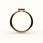 Classic Cushion Cut Bezel Ring Setting