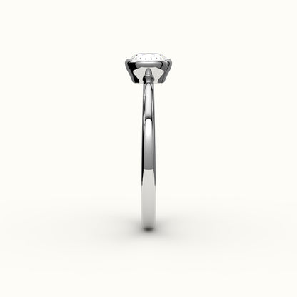 Classic Cushion Cut Bezel Ring Setting