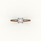 Classic Cushion Cut Solitaire Ring Setting