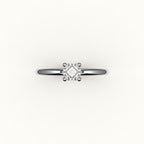 Classic Cushion Cut Solitaire Ring Setting