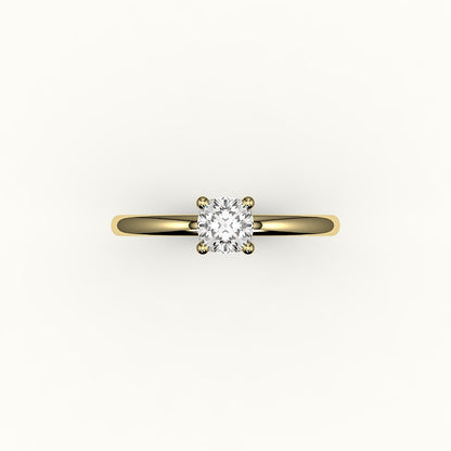 Classic Cushion Cut Solitaire Ring Setting
