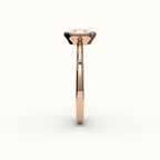 Classic Elongated Cushion Bezel Ring Setting