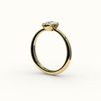 Classic Elongated Cushion Bezel Ring Setting