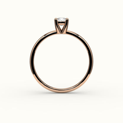Classic Elongated Cushion Solitaire Ring Setting