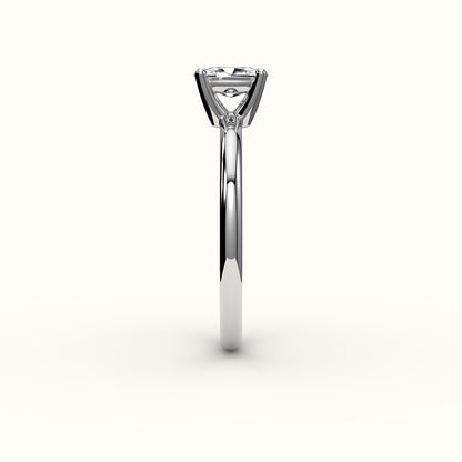 Classic Elongated Cushion Solitaire Ring Setting