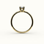 Classic Elongated Cushion Solitaire Ring Setting