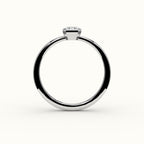 Classic Emerald Cut Bezel Ring Setting