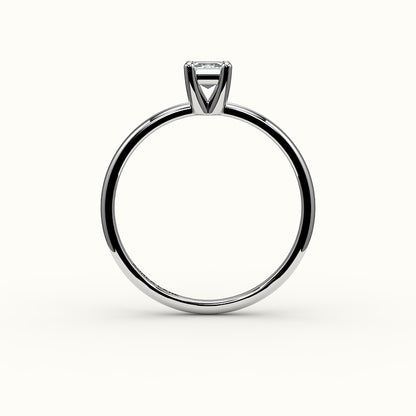 Classic Emerald Cut Solitaire Ring Setting