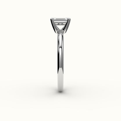 Classic Emerald Cut Solitaire Ring Setting