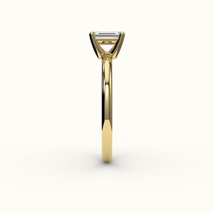Classic Emerald Cut Solitaire Ring Setting