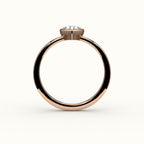 Heart Cut Bezel Ring Setting