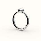Heart Cut Bezel Ring Setting