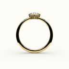 Heart Cut Bezel Ring Setting