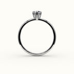 Heart Cut Solitaire Ring Setting
