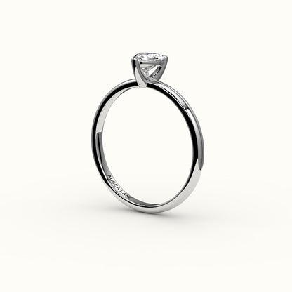 Heart Cut Solitaire Ring Setting